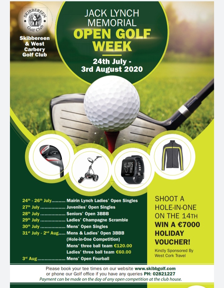 Jack Lynch Memorial Open Week Skibbereen And West Carbery Golf Club
